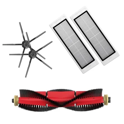 Mega-pack z črnimi stranskimi krtačkami za Roborock S5, S6, E5, S50, S55