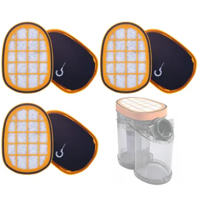 Rosfix Set Filter za Odkurznik Philips SpeedPro Max/Aqua – 3x Z Okvirjem + 3x Pene, FC5005/01 | Mokro/Suho