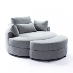 Sodobni Fotelj Z Blazino Shranjevanje YHL Voyura Q-MYD-2306-LIGHTGREY - Svetlo Siva