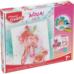Kreativni set maped aqua art ples