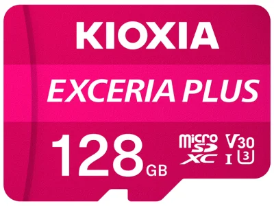 Micro SD Kioxia 128GB presega plus UHS-I C10 R98 CON adapter