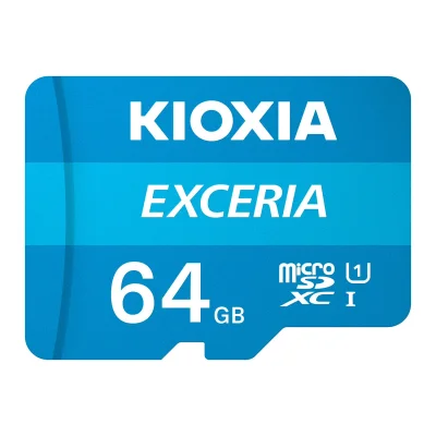Micro SD Kioxia 64GB EXERIA UHS-I C10 R100 CON Adaptador
