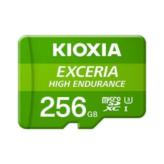 Micro SD Kioxia 256GB Exiria visoka vzdržljivost UHS-I C10 R98 Con Adaptador