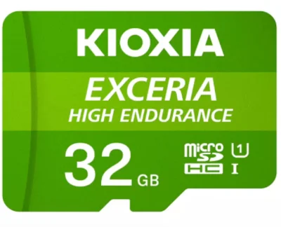 Micro SD Kioxia 32GB Exiria visoka vzdržljivost UHS-I C10 R98 Con Adaptador