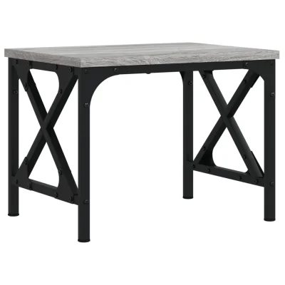 vidaXL Stojalo za tiskalnik siva sonoma 40x30x31 cm inženirski les