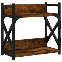 vidaXL Stojalo za tiskalnik sonoma hrast 40x20x40 cm inženirski les