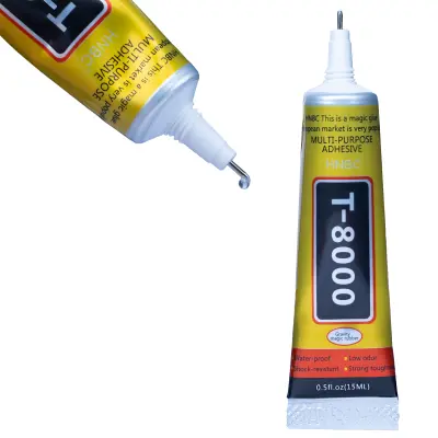 Rosfix Lepilo T-8000 – Univerzalno Industrijsko Lepilo 15 ml | Elastično, 900 % Raztezanje, 4800 cP