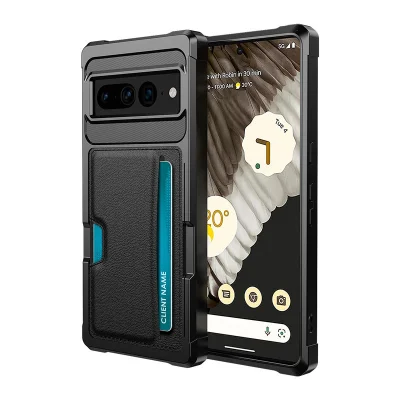 Elegantna črna denarnica za Google Pixel 9 Pro XL