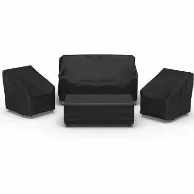 Prevleka za kavč iz črnega oksfordskega blaga   Model 1