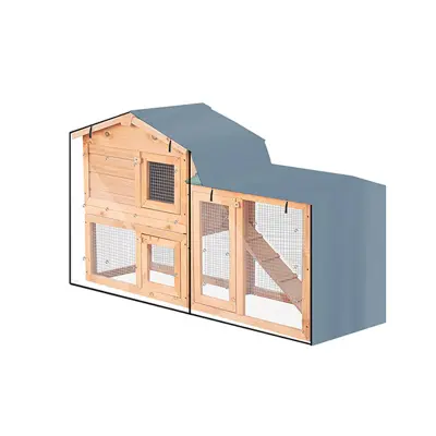 Prevleka za kletko za ptice - Zaščita pred vremenskimi vplivi Grey M