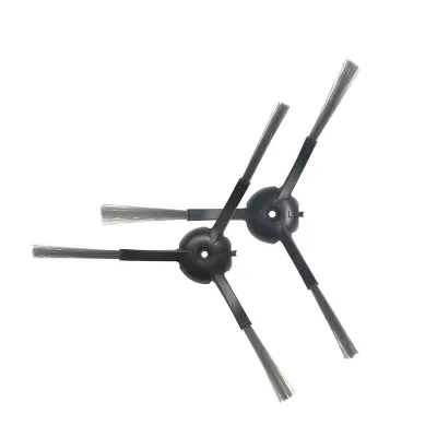 Set črnih najlonskih stranskih krtač za Roborock S5, S6, S7, E5, Q7