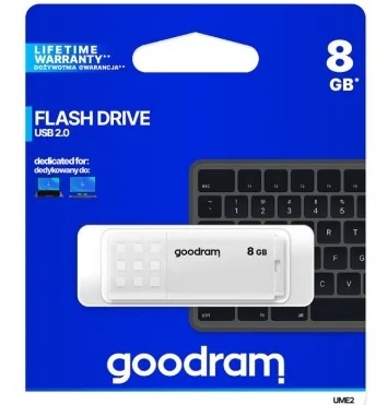 USB Ključek Goodram UME2 8GB 2.0 Beli
