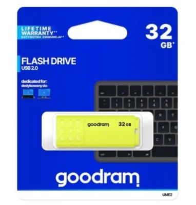 GoodRam UME2 USB 2.0 Ključek 32GB, Rumena