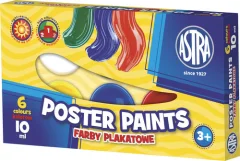 ```Astra Plakatne Barve - 6 Barv, 10 ml```