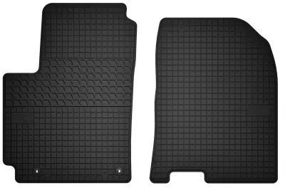 Sprednje gumijaste zaščitne preproge za: Hyundai Kona crossover (od 2017 do 2023)