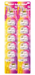 Bic ženski brivnik Miss Soleil Color, paket 10 kosov