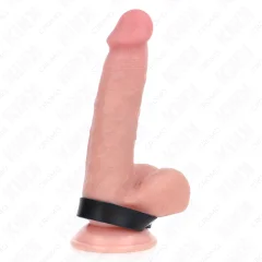 KINK - USNJEN OBROČ ZA PENIS Z ZAPIRANJEM NA TLAKA 21,5 X 1,5 CM