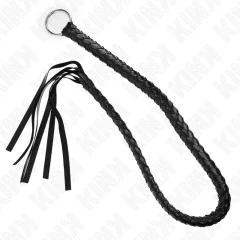 KINK - KAČJI BIČ S ČRNIM ROČNIM OBROČKOM 65 CM