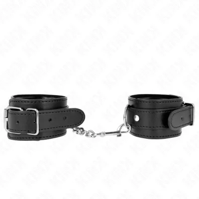KINK - NASTAVLJIVO ČRNO TANKO ZAPESTJE 21-33 CM