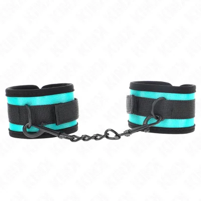 KINK - HOOK AND LOOP NAJLONSKE VEZNICE NASTAVLJIVE ČRNO-MODE ZAPESTJE 18-32 CM