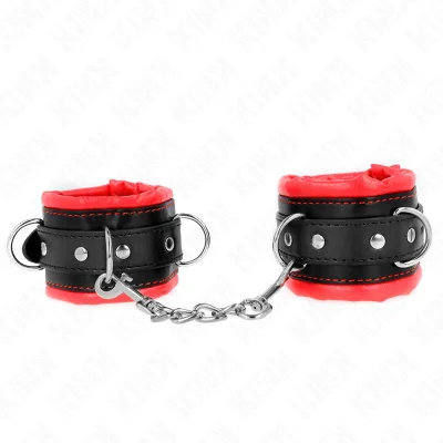 KINK - TEŽKO ZAPESTJE Z NASTAVLJIVO RDEČO KRZNENO PODLOGO 20-30 CM