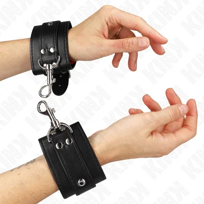 KINK - NASTAVLJIVI ŠČITNIKI ZA ZAPESTJE BLACK DUNGEON 21-28 CM