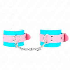 KINK - ČUDOVITO MODRO/ROZA NASTAVLJIVO ZAPESTJE 16-28 CM
