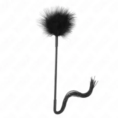 KINK - SILIKONSKI BIČ Z Žgečkajočimi peresci 47 CM
