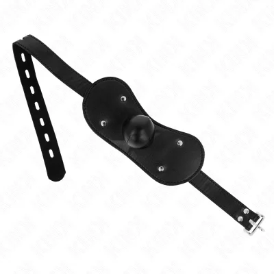 KINK - BALL GAG USTNA MASKA Z NASTAVLJIVIM ZAKLOPOM 42-60 CM