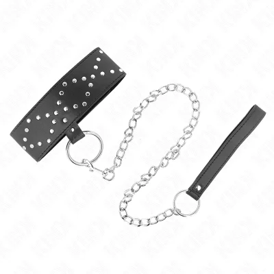 KINK - OGRLICA 65 CM S POVODCEM S SREBRNIMI ŽEBLJKI MODEL 3 NASTAVLJIV 36-43 CM X 5 CM