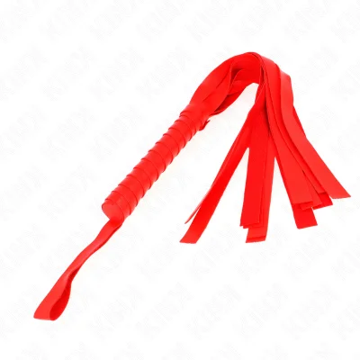 KINK - RDEČA ŠIROKA REPNA BIČKA 48,5 CM