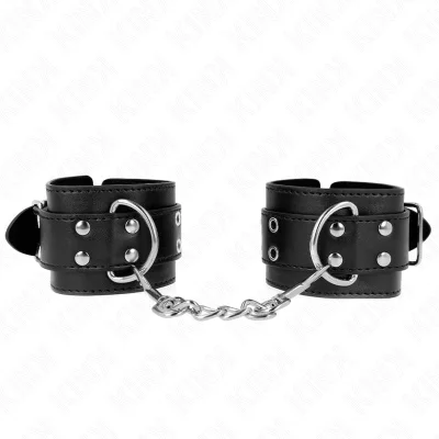 KINK - NASTAVLJIVA ČRNA DVOJNA ZAPONKA Manšete 19-26 CM