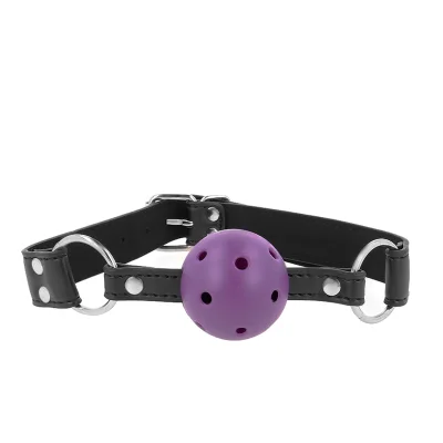 KINK - DIHAJOČA ŽOGICA 4 CM GAG Z VIJOLIČNO DVOJNO KOVICO 62,5 x 2,5 CM NASTAVLJIV 42-58 CM