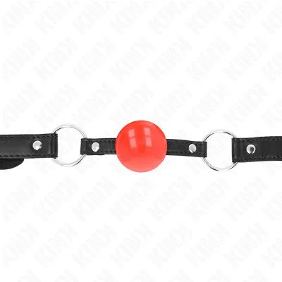 KINK - RDEČ TPE BALL GAG 4 CM 60 x 2 CM