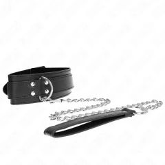 KINK - OGRLICA S PASOM 65 CM NASTAVLJIVE SREBRNE ZAPONKE 33-46 CM