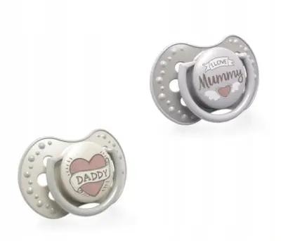 Lovi, Dinamična silikonska duda 3-6m I love 22/867, 2 kosa