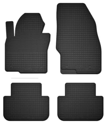 Komplet gumijastih tepihov 4, univerzalni za: Alfa Romeo Stelvio Q4 (4WD) 4x4 SUV (2017-)