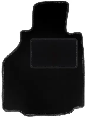 Črna voznikova preproga za: Porsche 911. 996 kupe (1997–2004)