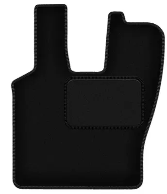 Črna zaščitna preproga za voznika za: tovornjak Scania R (2018-)