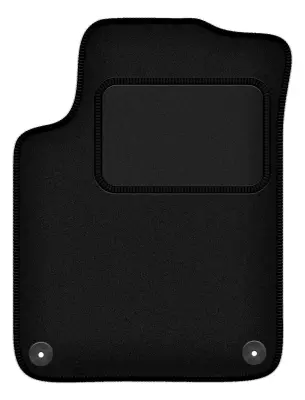 Črna zaščitna preproga za voznika za: Citroen DS3 cabrio (2015-)