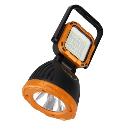USB ROČNA SOLARNA SVETILKA - ORANŽNO/ČRNA