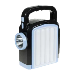 USB ROČNA SOLARNA SVETILKA - VELIKA - MODRO/ČRNA