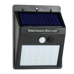 SOLARNA LED - STENSKA SVETILKA / kvadrat