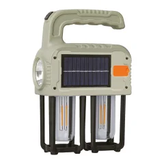 USB ROČNA SOLARNA SVETILKA + USB powerbank - BEŽ