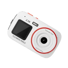 Elegantna digitalna kamera - dvojni zaslon, 72MP, 1080p White