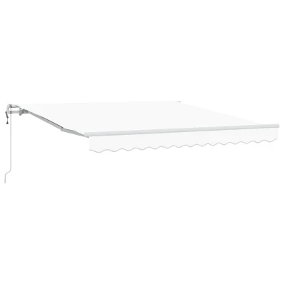 vidaXL Avtomatska zložljiva tenda bela 300x250 cm