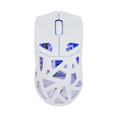 MIŠKA White Shark WGM-5019 DAGONET / 24.000 DPI - bela / brezžična