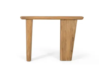 Konzola ročno izdelana iz mangovega lesa