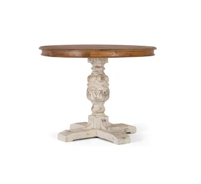 Jedilna miza iz naravnega mangovega lesa, 1 meter