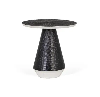 Okrogla klubska mizica iz aluminija